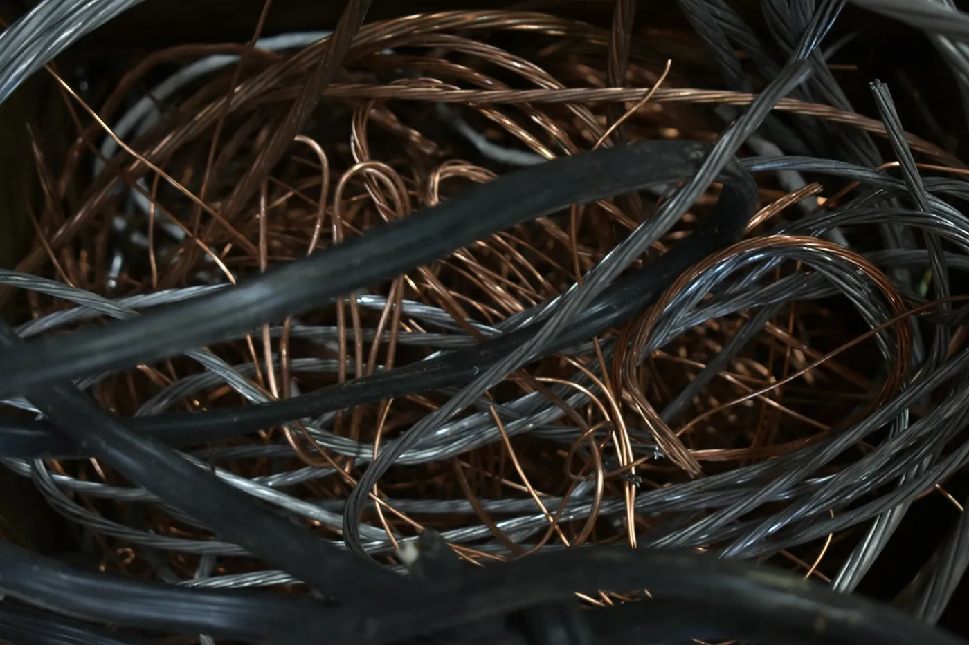 Copper and steel wire for recycling Stevenage Scrap Metal Ltd Hertfordshire